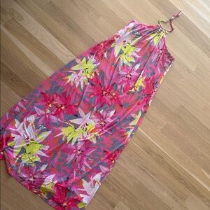 Trina Turk Pink and Yellow Floral Dress